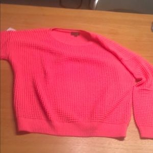 Top shop sweater hot pink